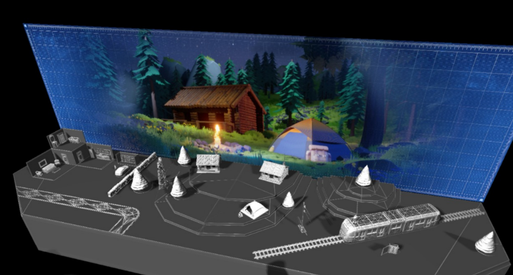Scénographie interactive musée Electrobroc — projet Super3 Studio x Lumen Créations