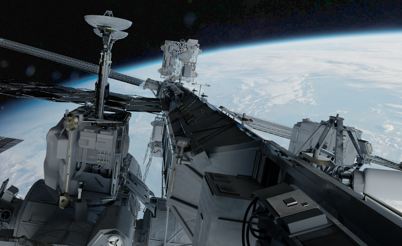 Visualisation 3D immersive de la Station spatiale internationale — projet pédagogique Super3 Studio